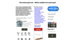 Desktop Screenshot of horoskoopit.net